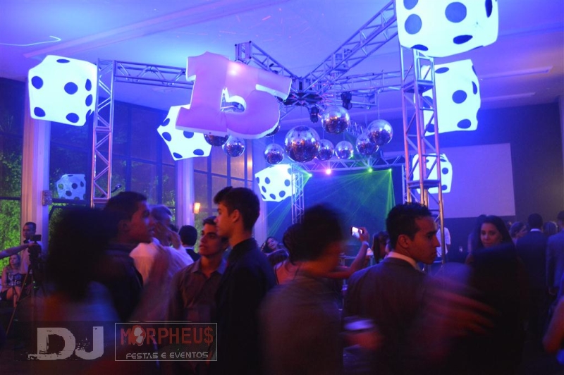 Iluminacao em festa 